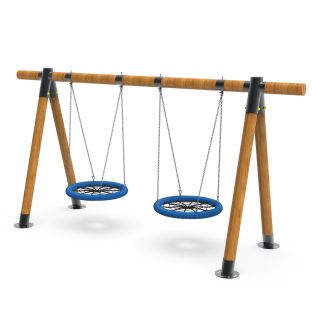 SV-117 İkili Kundaklı Salıncak